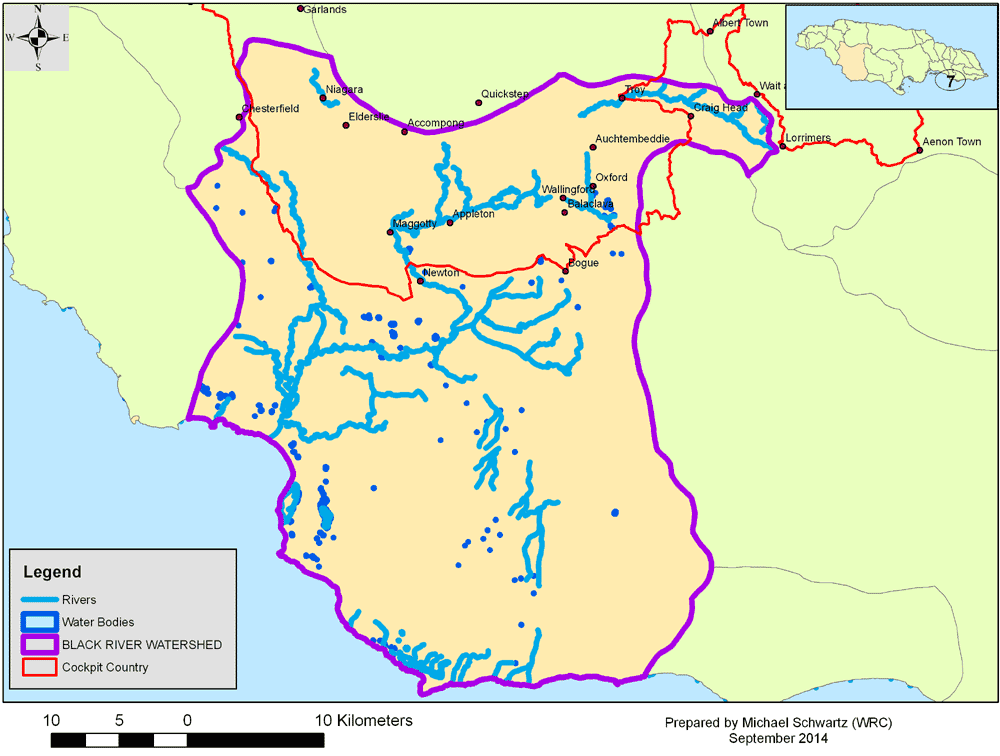 Map of Black River Watershed